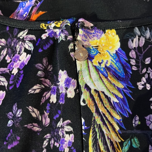 JUST CAVALLI Floral Print Mini Dress/Small/EUC - Picture 4 of 4